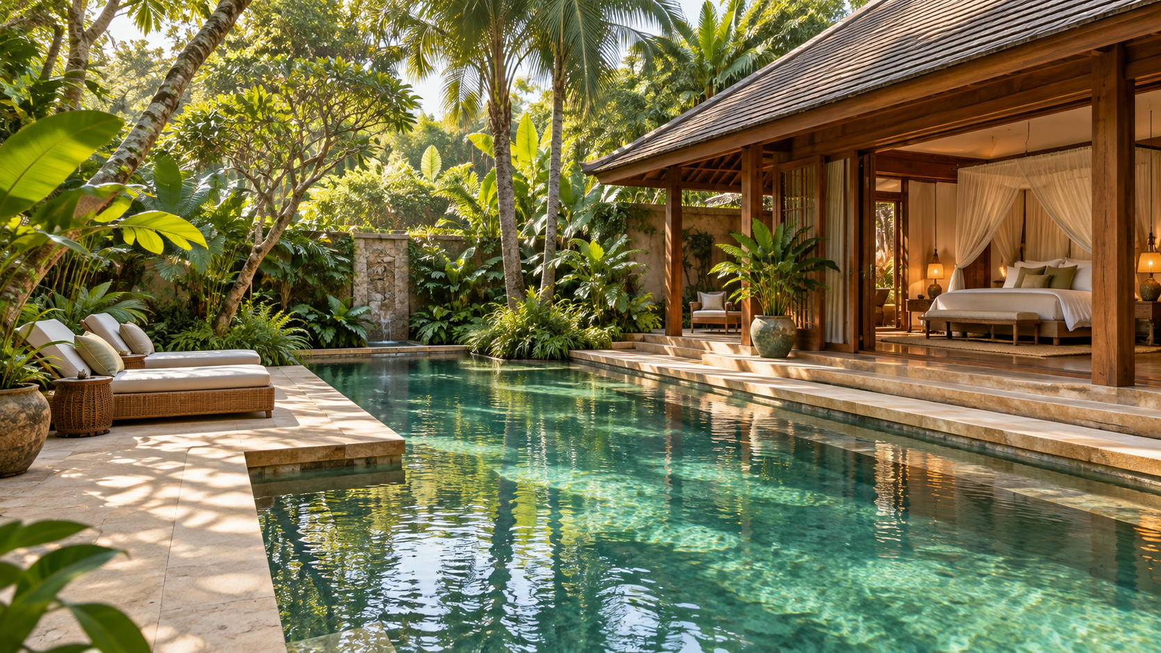 ภาพจำลอง Garden Pool Villa วิลล่าท่ามกลางสวนพร้อมสระส่วนตัว